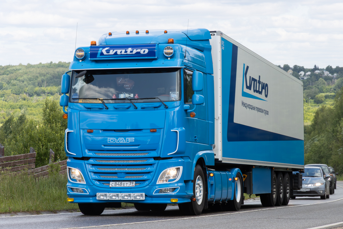 Калининградская область, № С 848 ЕТ 39 — DAF XF Euro6 FT; Московская область — Фестиваль TruckDay 2025