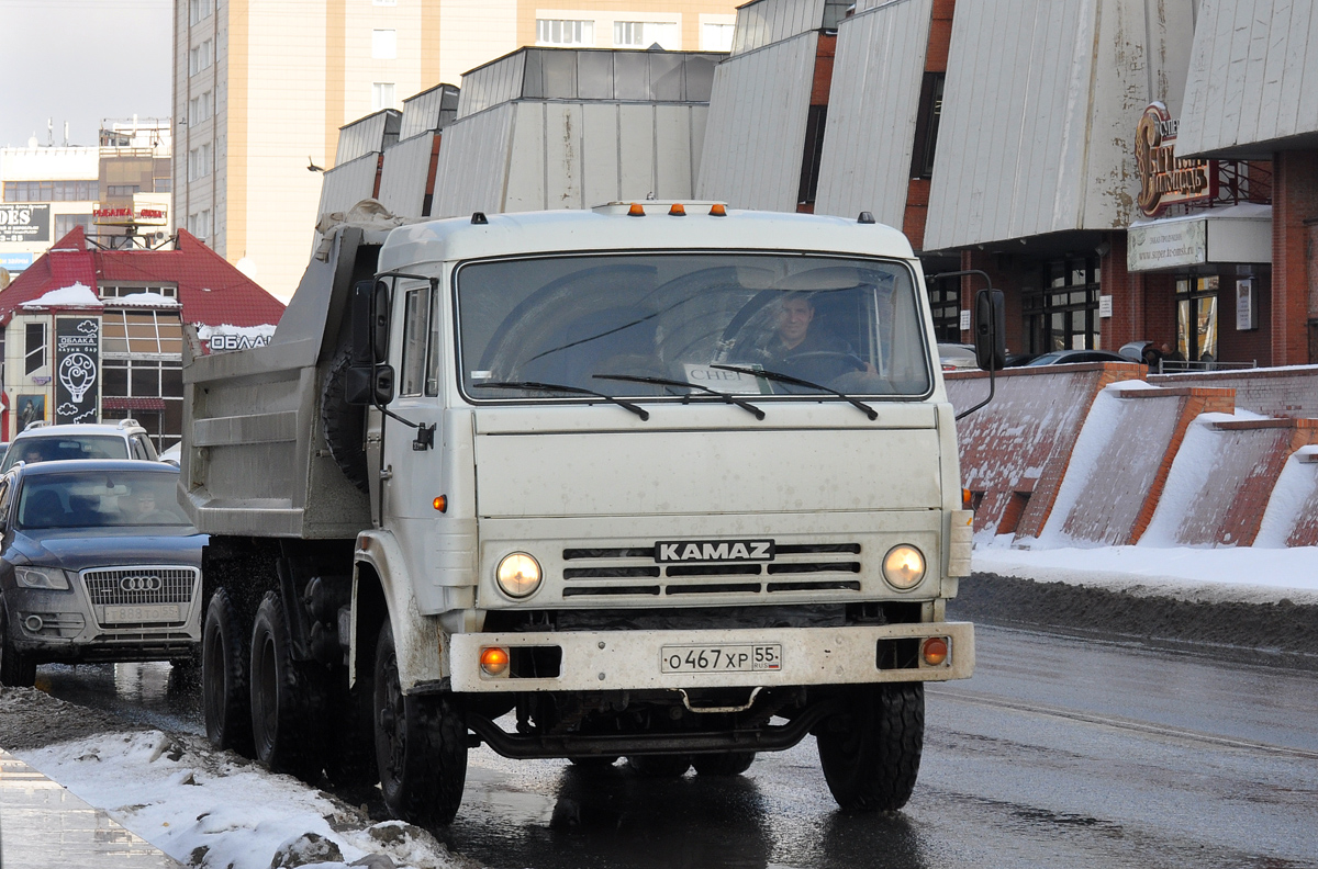 Омская область, № О 467 ХР 55 — КамАЗ-55111 (общая модель)