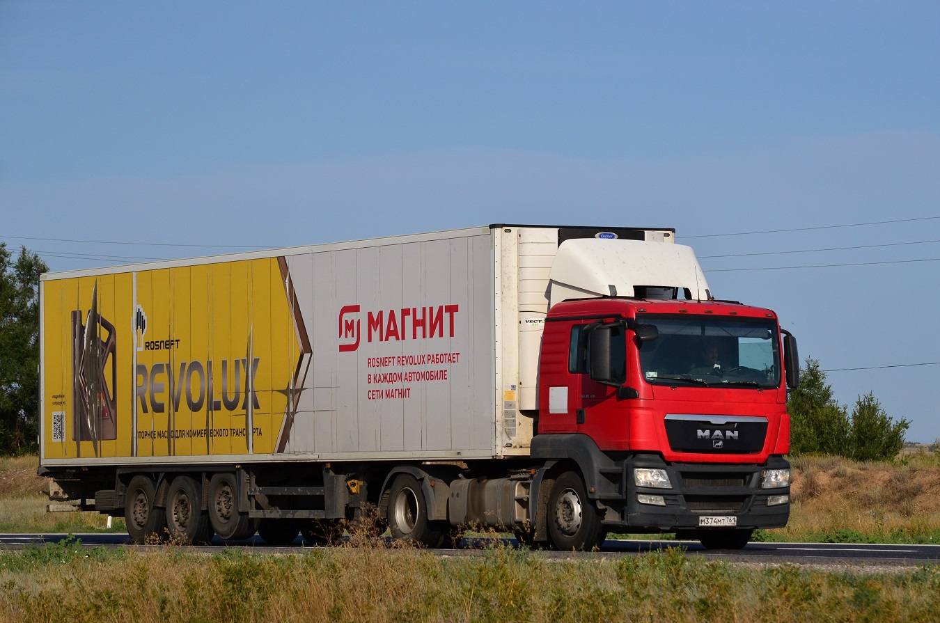Волгоградская область, № М 374 МТ 761 — MAN TGS 18.360