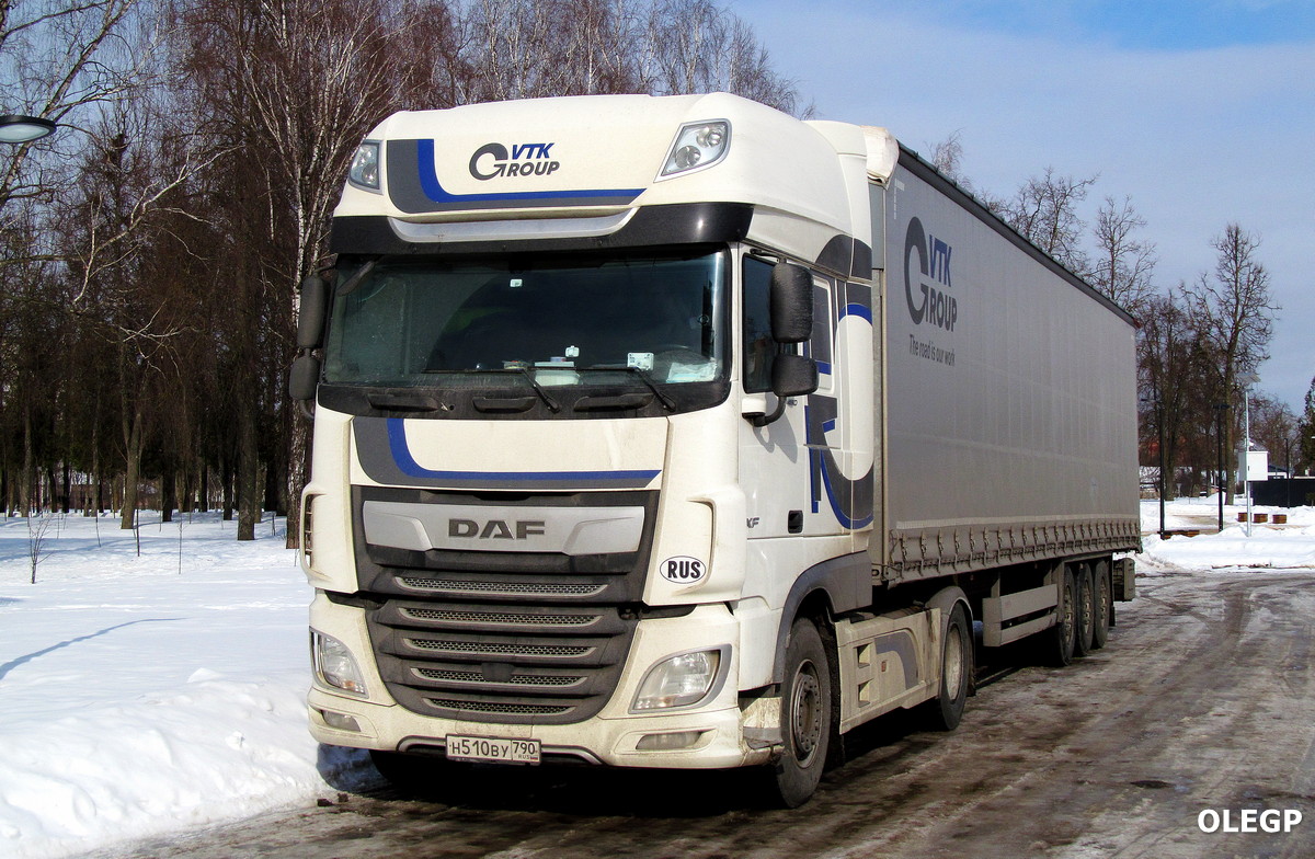 Московская область, № Н 510 ВУ 790 — DAF XF Euro6 FT
