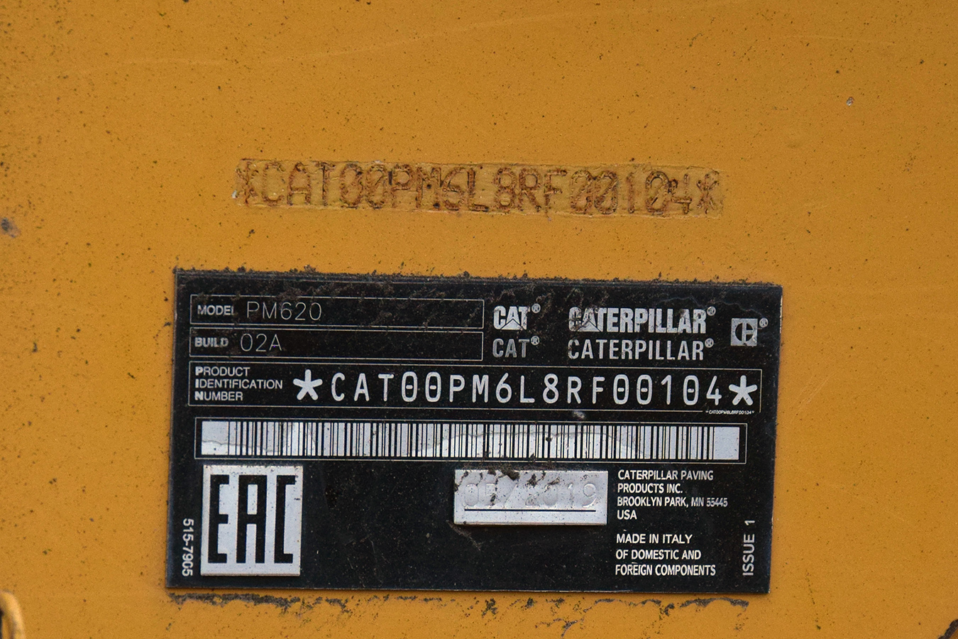 Волгоградская область, № (34) Б/Н СТ 0069 — Caterpillar PM620