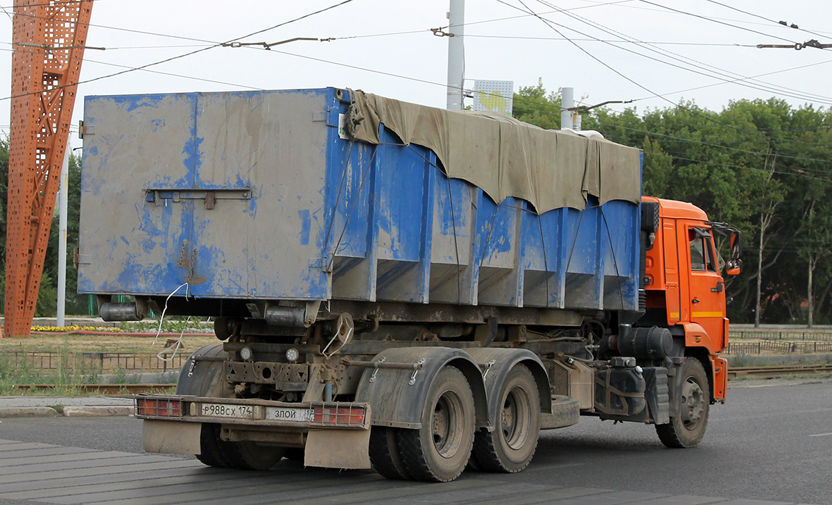 Челябинская область, № Р 988 СХ 174 — КамАЗ-65115 (общая модель)