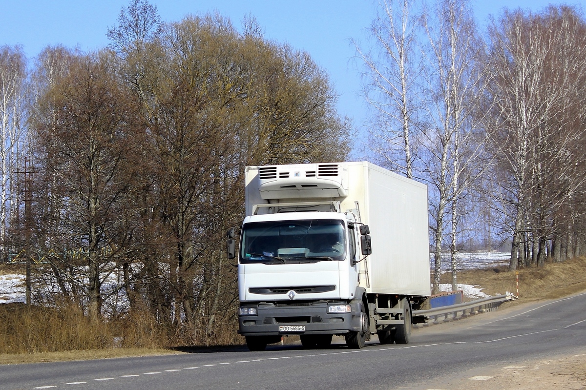 Минская область, № ОО 5555-5 — Renault Premium ('1996)