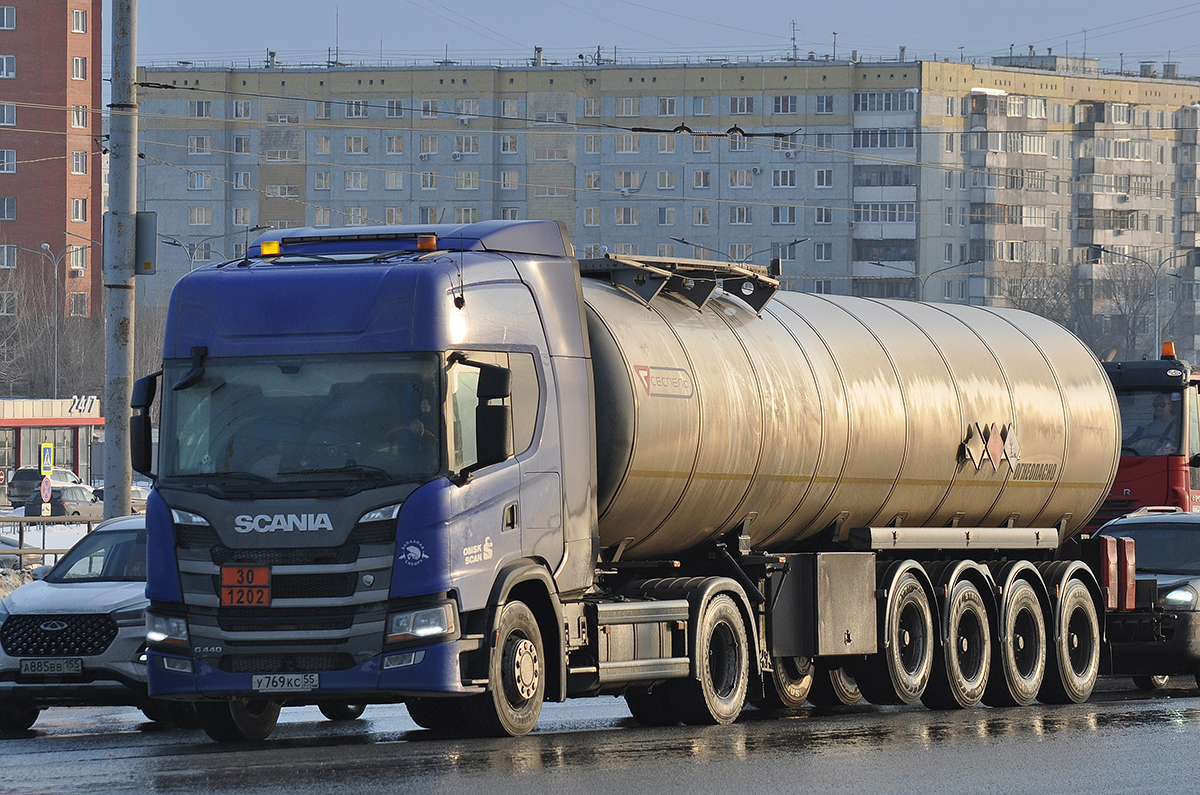 Омская область, № У 769 КС 55 — Scania ('2016) G440