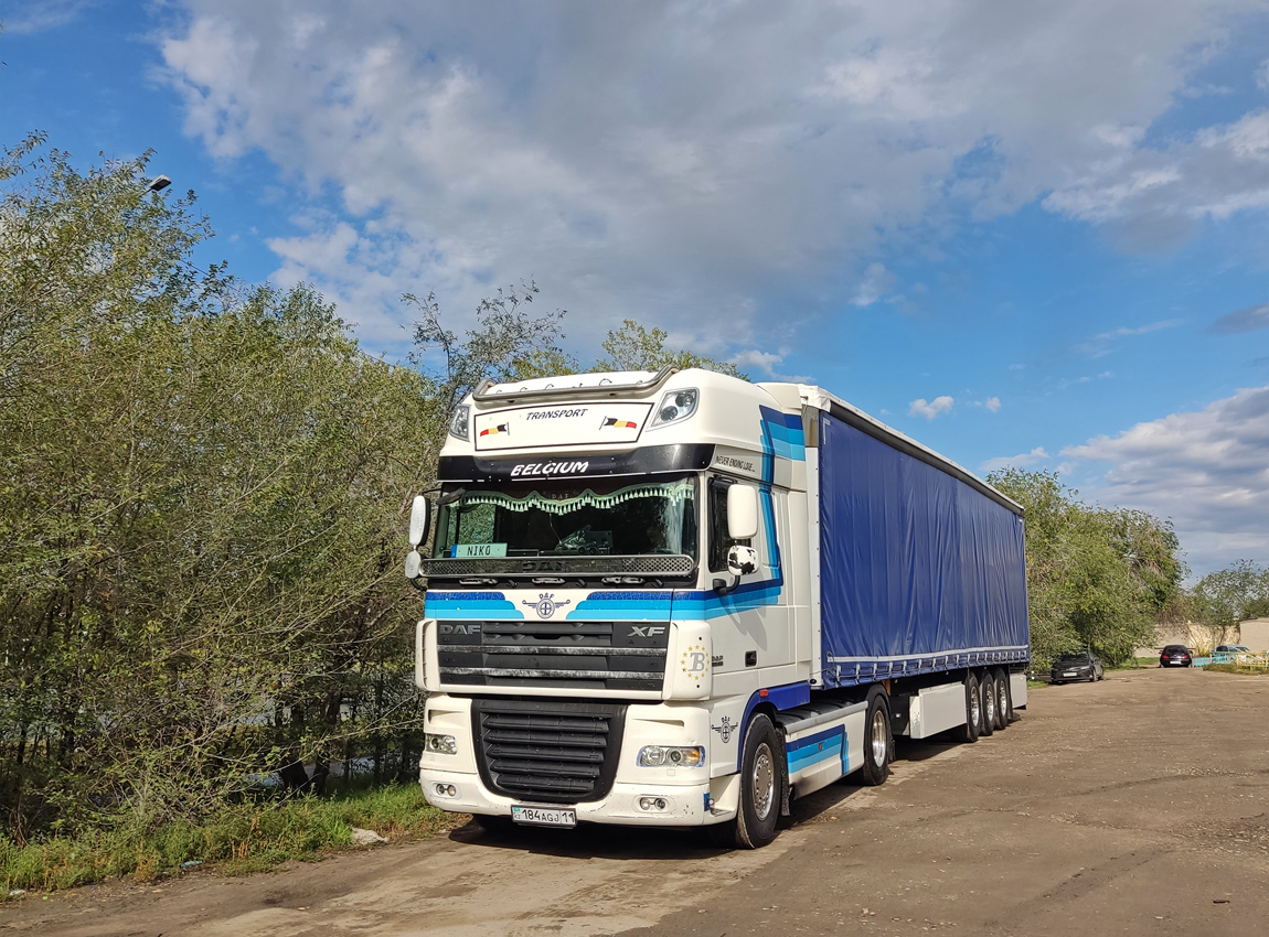 Кызылординская область, № 184 AGJ 11 — DAF XF105 FT
