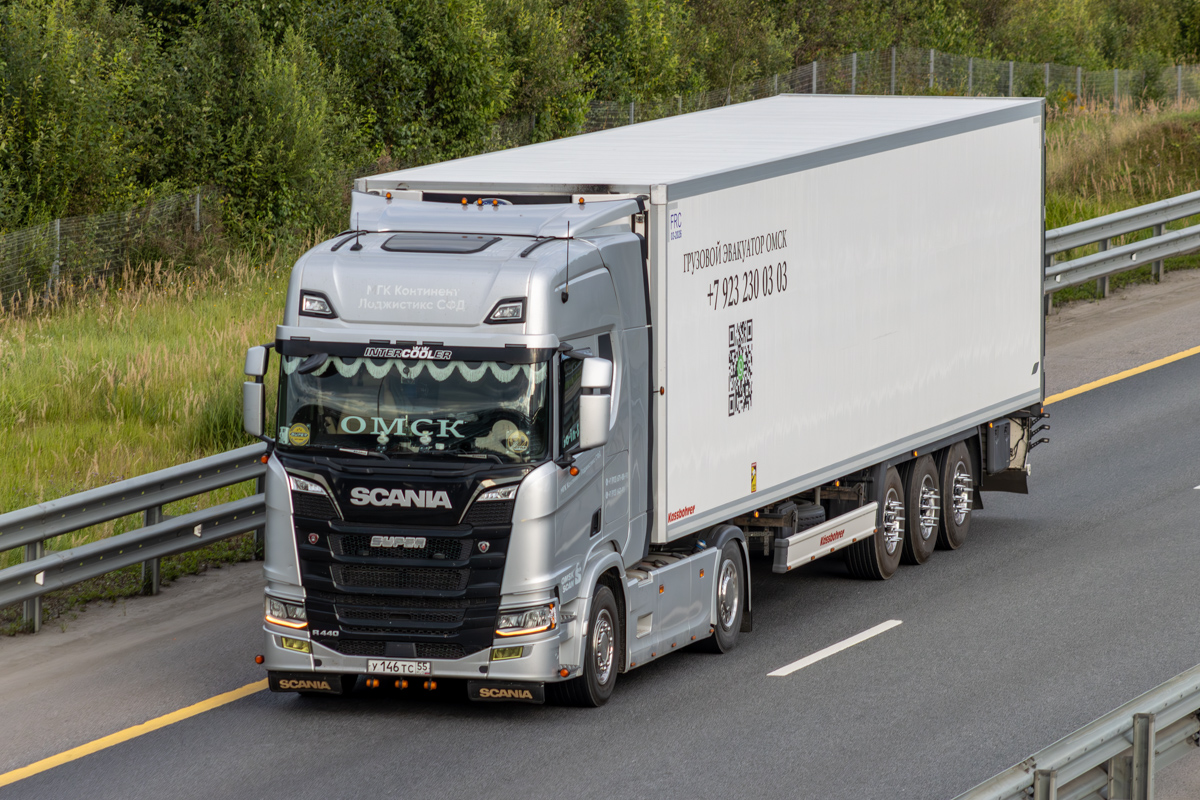 Омская область, № У 146 ТС 55 — Scania ('2016) R440
