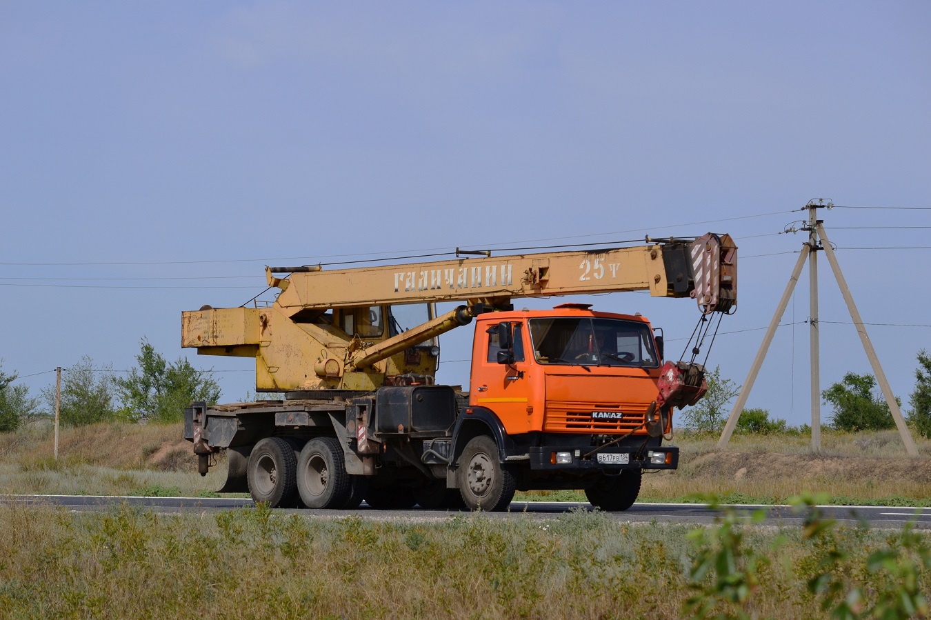 Волгоградская область, № В 617 РВ 134 — КамАЗ-55111-15 [55111R]