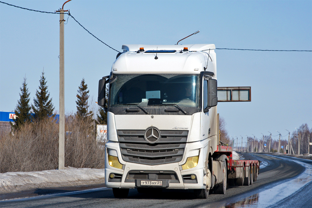 Белгородская область, № У 973 НУ 31 — Mercedes-Benz Actros ('2022) [LRD]