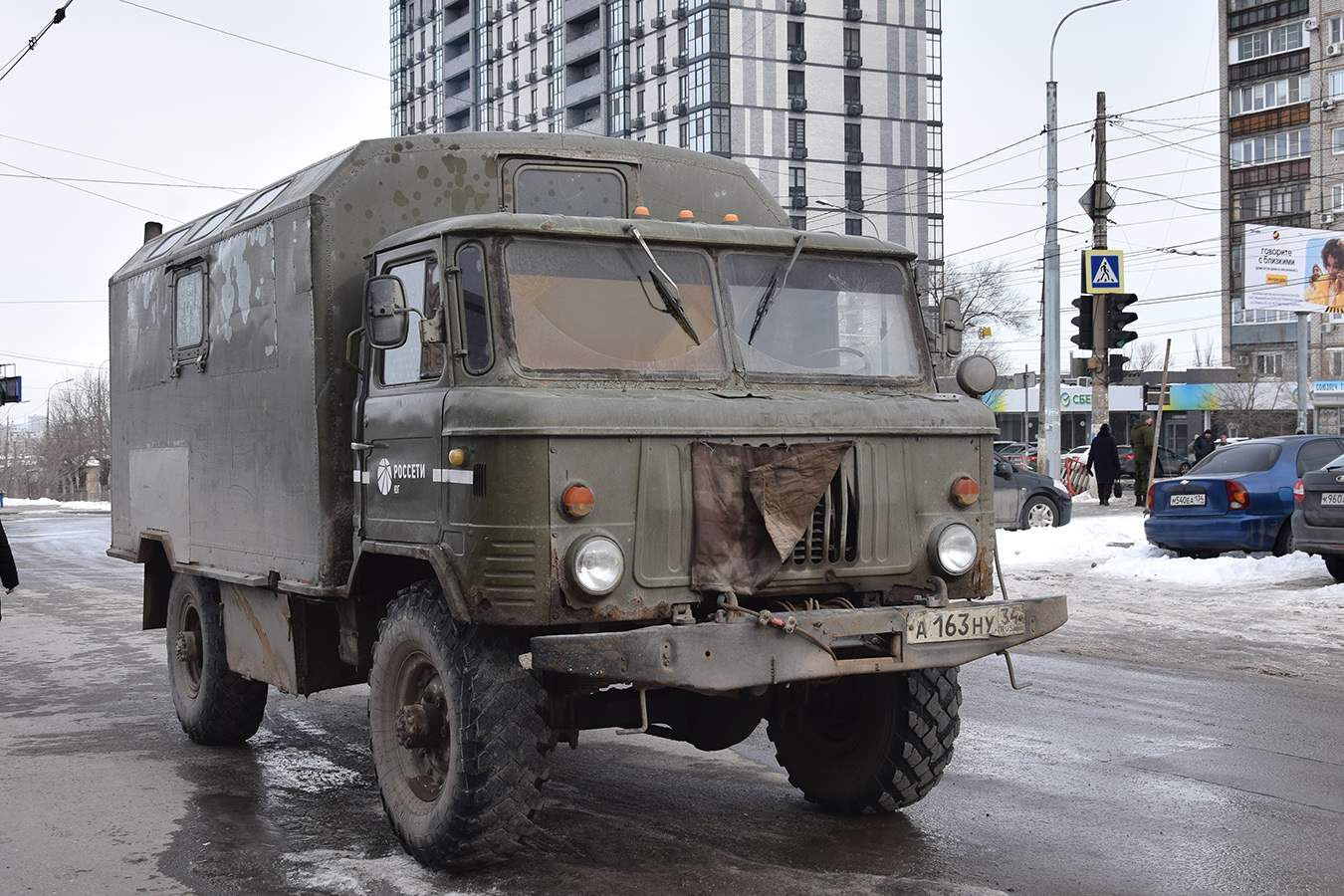 Волгоградская область, № А 163 НУ 34 — ГАЗ-66 (общая модель)