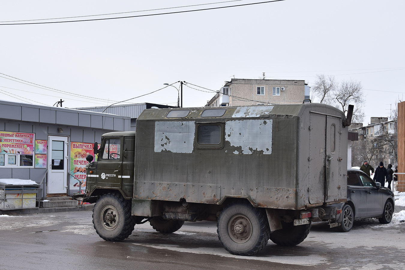 Волгоградская область, № А 163 НУ 34 — ГАЗ-66 (общая модель)