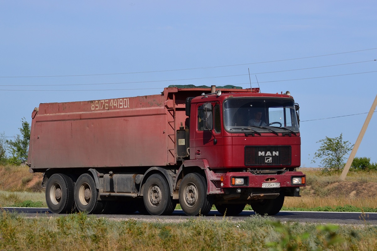 Волгоградская область, № Т 035 КР 197 — MAN F90 (общая модель)
