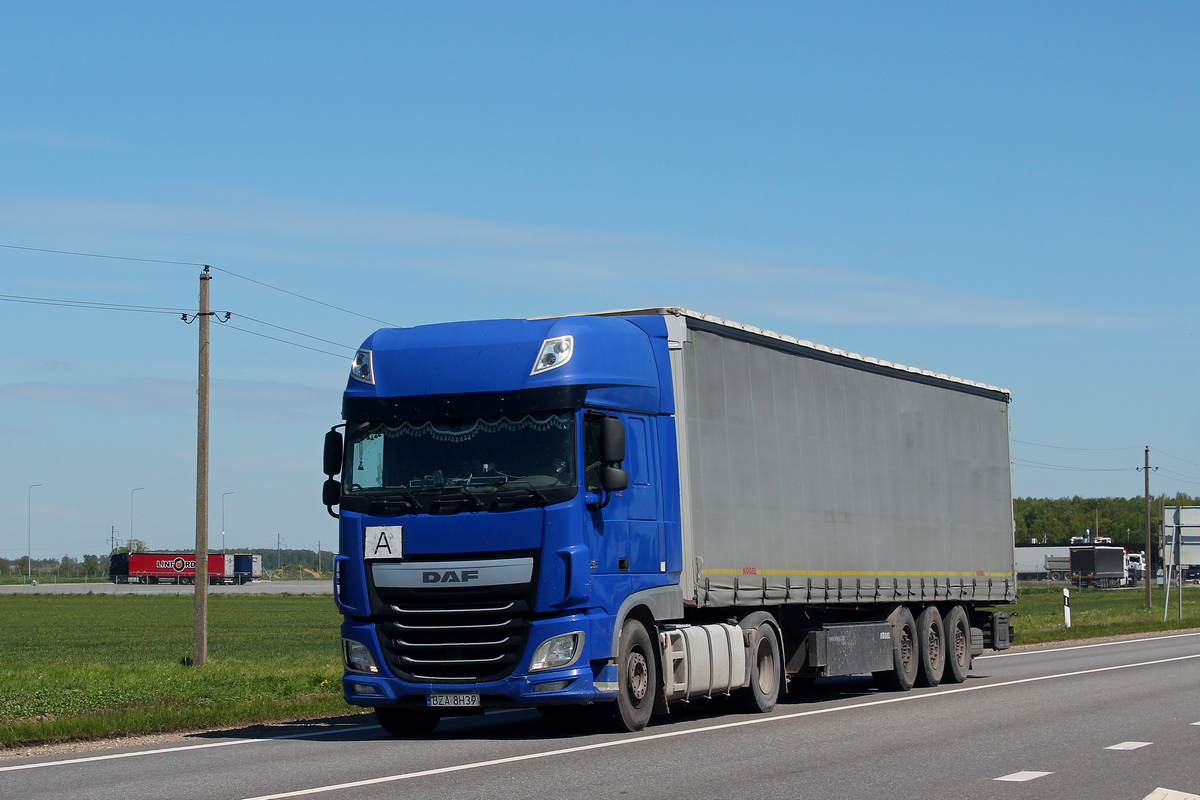 Польша, № BZA 8H39 — DAF XF Euro6 FT