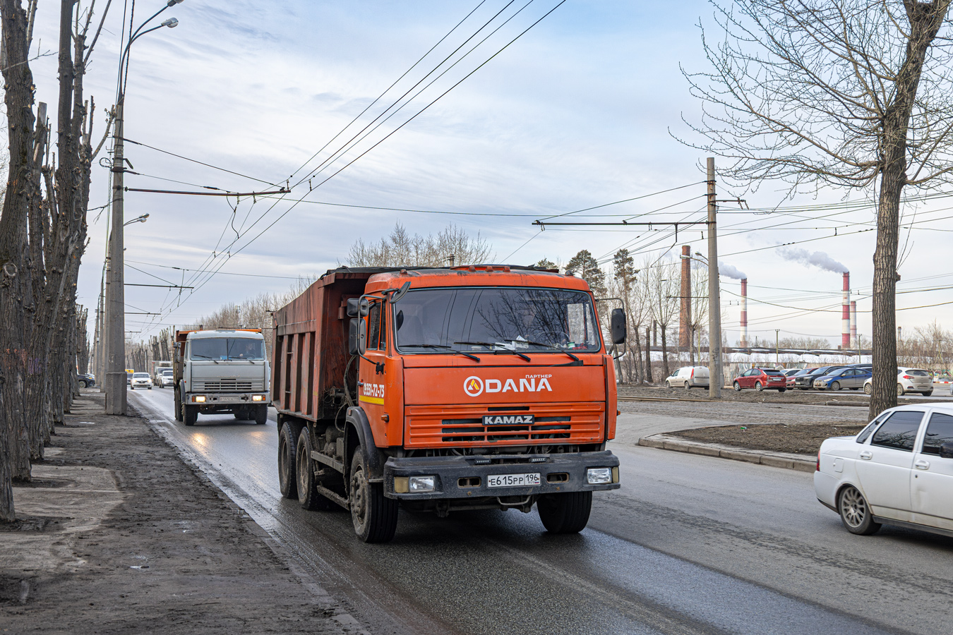 Свердловская область, № Е 615 РР 196 — КамАЗ-65115 [651150]
