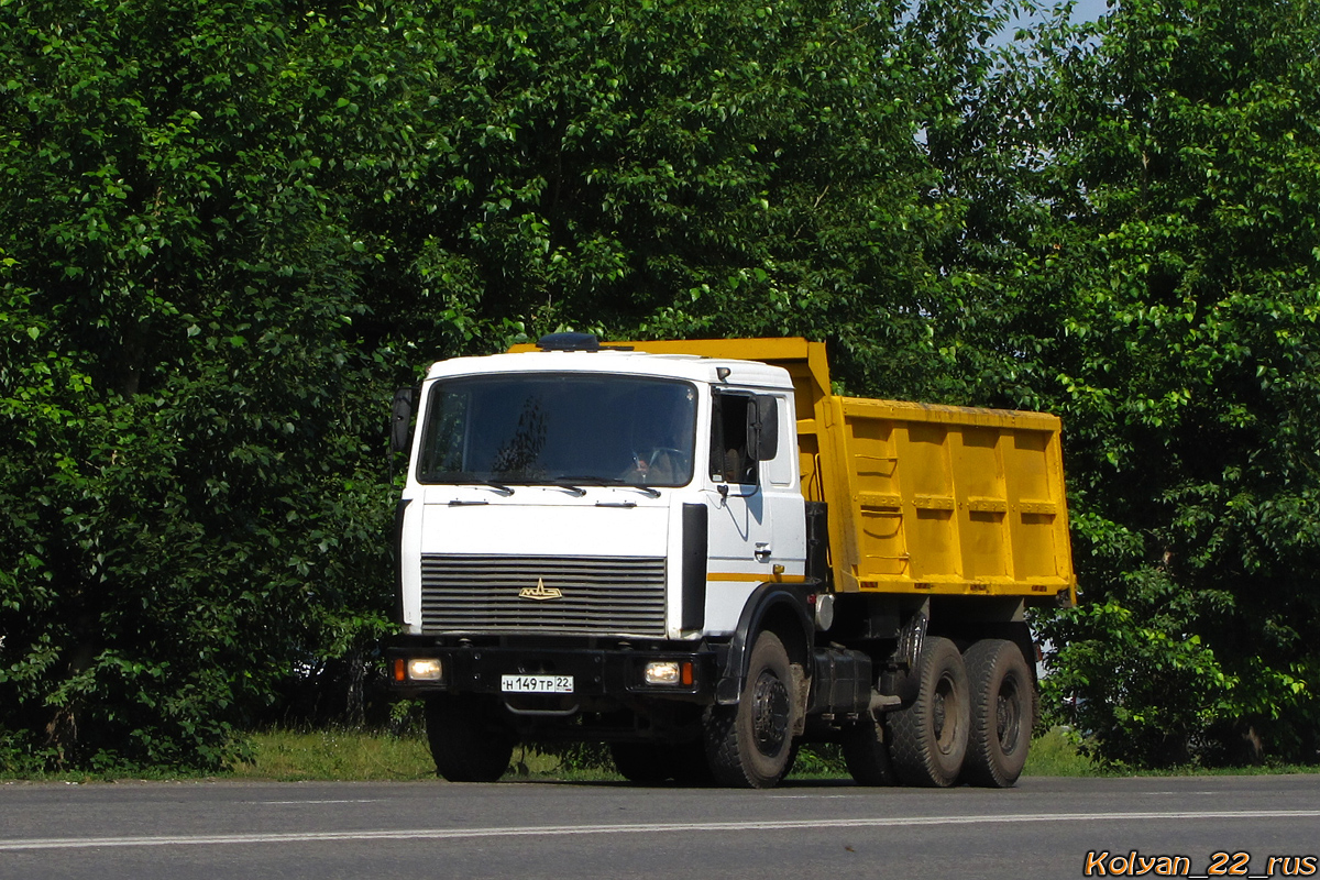Алтайский край, № Н 149 ТР 22 — МАЗ-5516A5