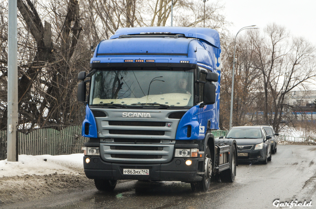 Кемеровская область, № Р 863 МХ 142 — Scania ('2011) P340
