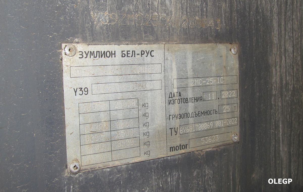 Витебская область, № АМ 8386-2 — МАЗ-6312C3