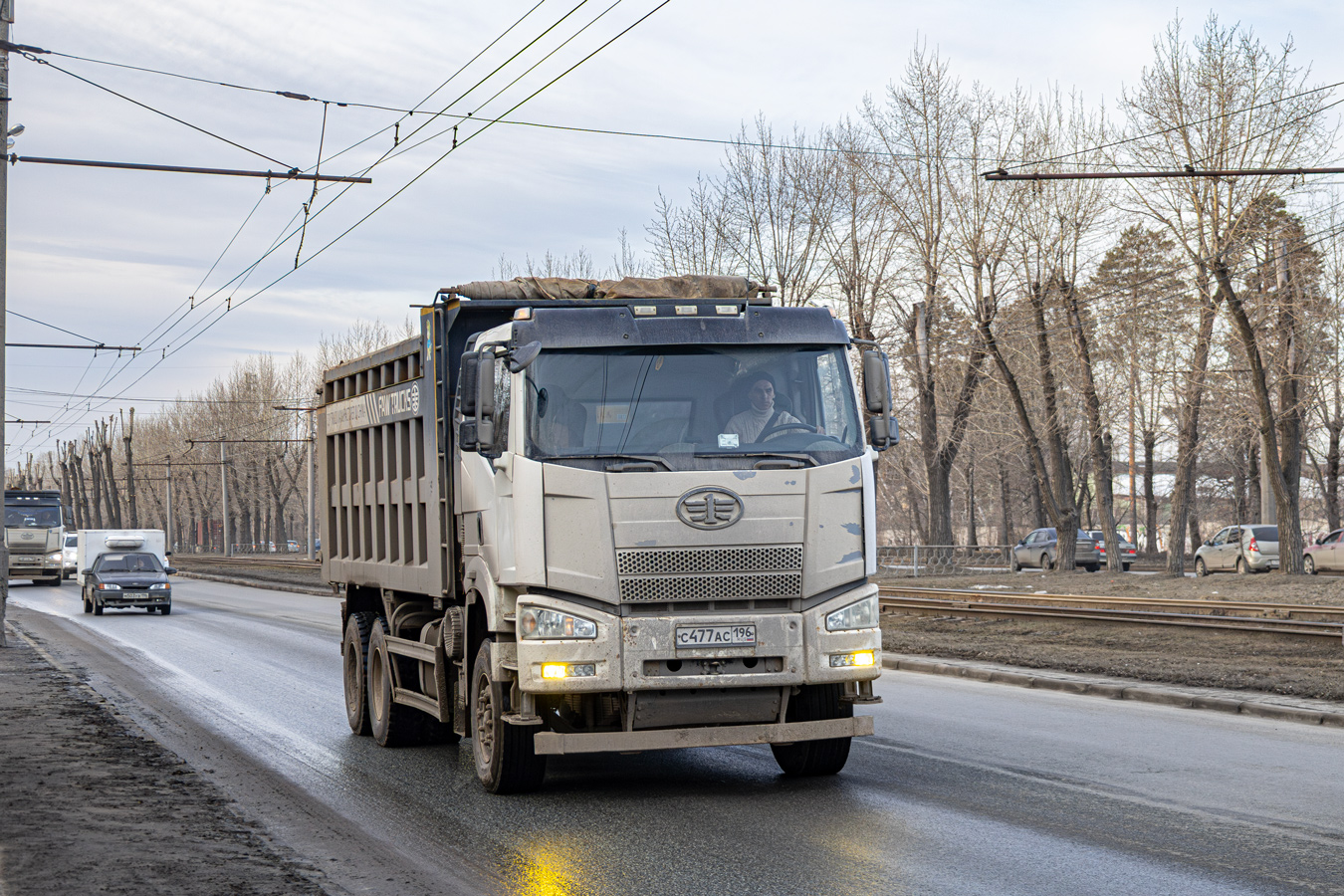 Свердловская область, № С 477 АС 196 — FAW J6 CA3250