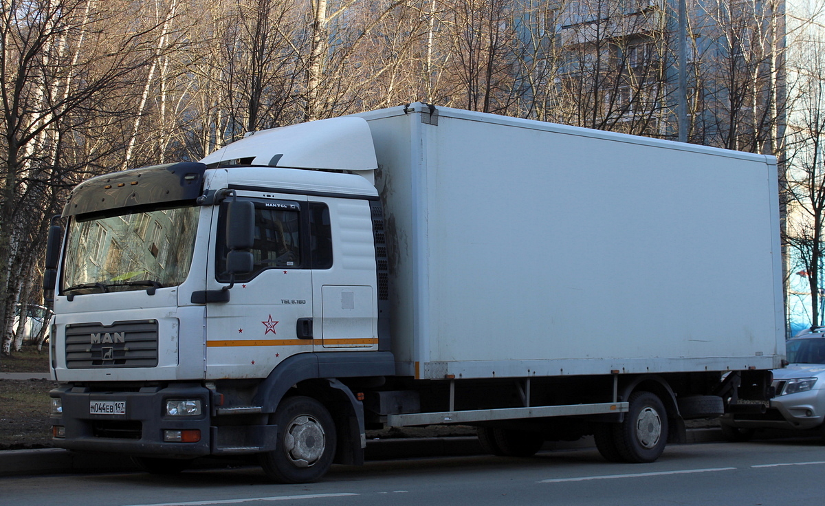 Ленинградская область, № М 044 ЕВ 147 — MAN TGL 8.180