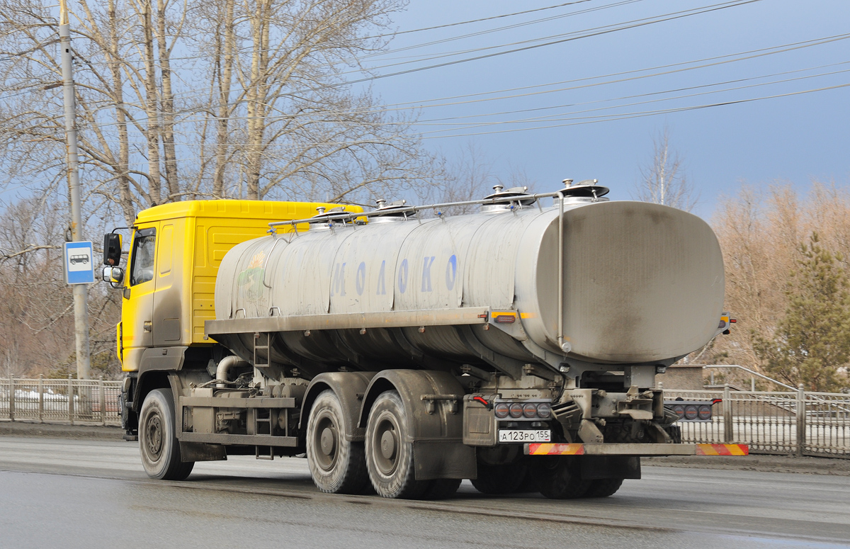 Омская область, № А 123 РО 155 — МАЗ-6312 (общая модель)