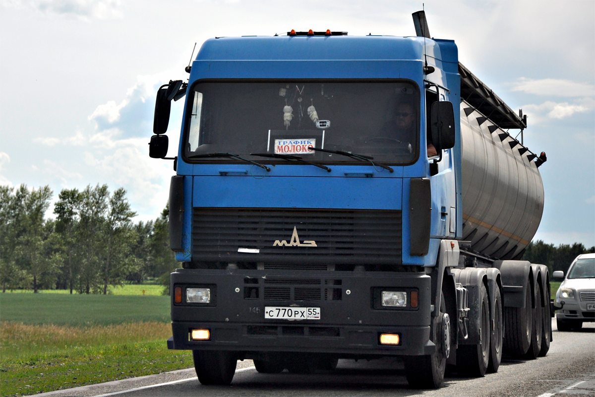 Омская область, № С 770 РХ 55 — МАЗ-6430A8