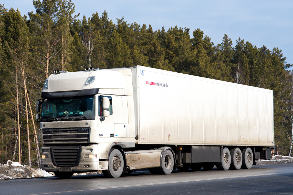 Псковская область, № Е 405 КС 60 — DAF XF105 FT