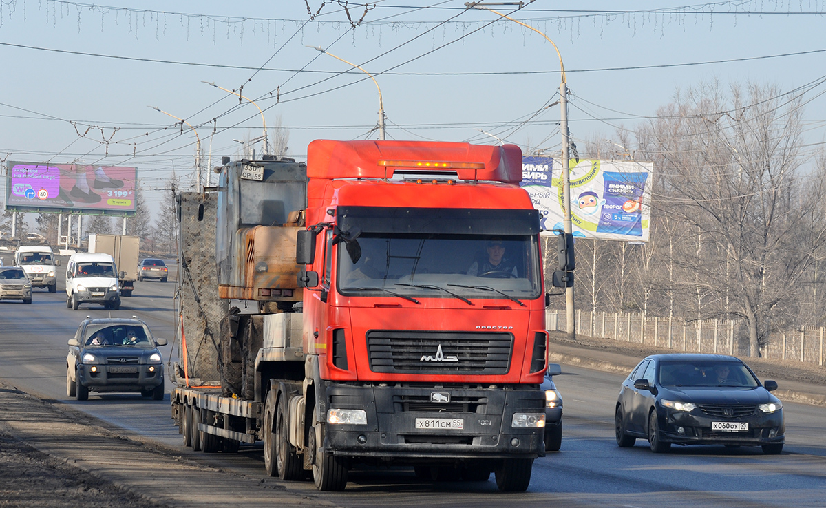 Омская область, № Х 811 СМ 55 — МАЗ-643028