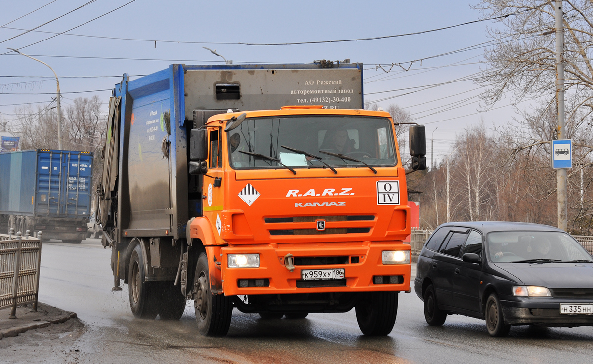 Омская область, № К 959 ХУ 186 — КамАЗ-53605 (общая модель)
