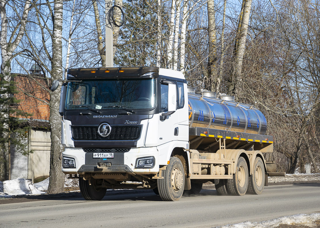 Удмуртия, № Р 911 АУ 18 — Shaanxi Shacman X3000 SX3258