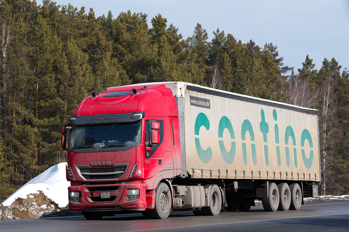 Кемеровская область, № К 135 МУ 142 — IVECO Stralis ('2007) 450