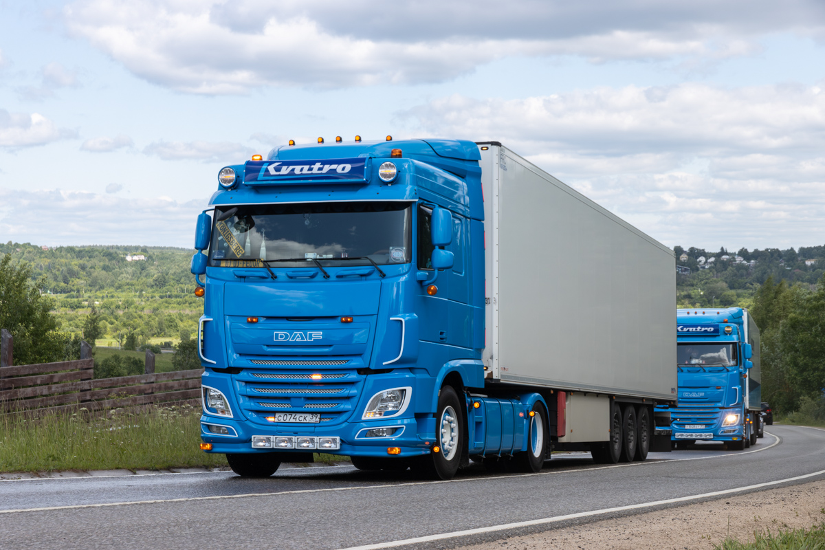 Калининградская область, № С 074 СК 39 — DAF XF Euro6 FT; Московская область — Фестиваль TruckDay 2025