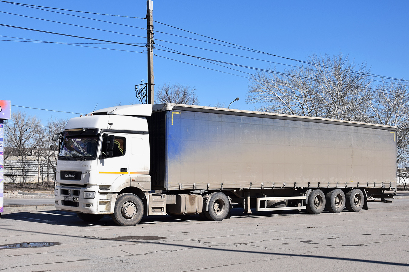 Волгоградская область, № Е 100 РУ 134 — КамАЗ-5490-DC(87)