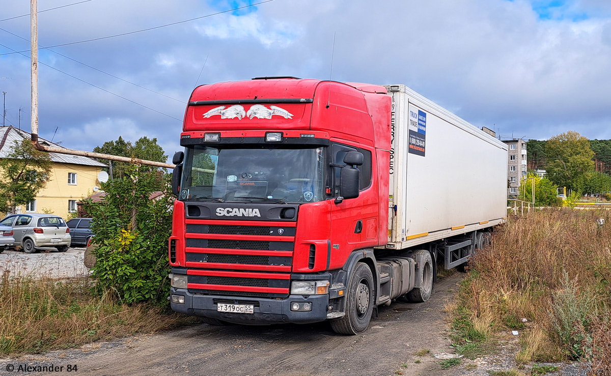 Омская область, № Т 319 ОС 55 — Scania ('1996) R144L