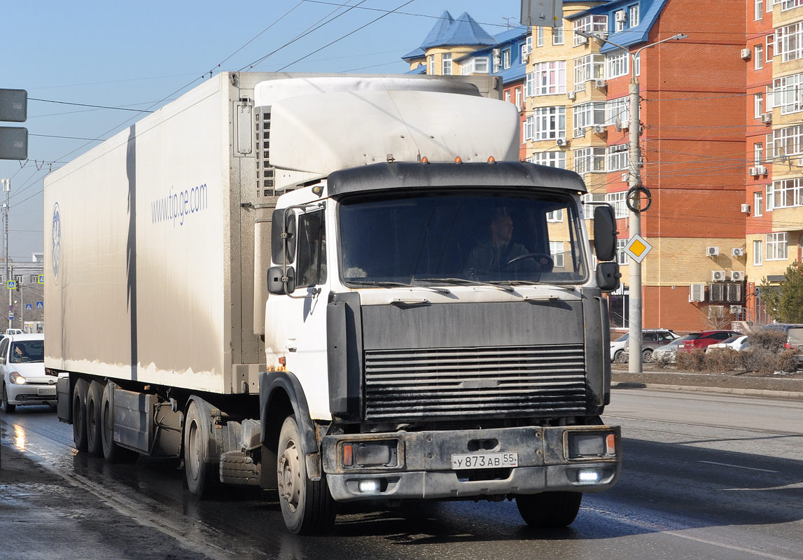 Омская область, № У 873 АВ 55 — МАЗ-54324