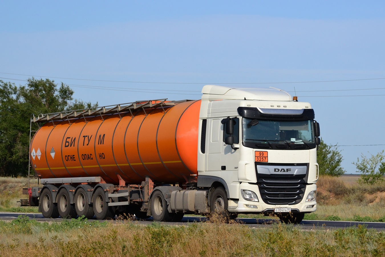 Чечня, № Е 704 РА 95 — DAF XF Euro6 FT