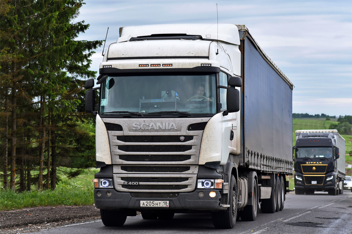 Удмуртия, № А 205 НТ 18 — Scania ('2013) R400