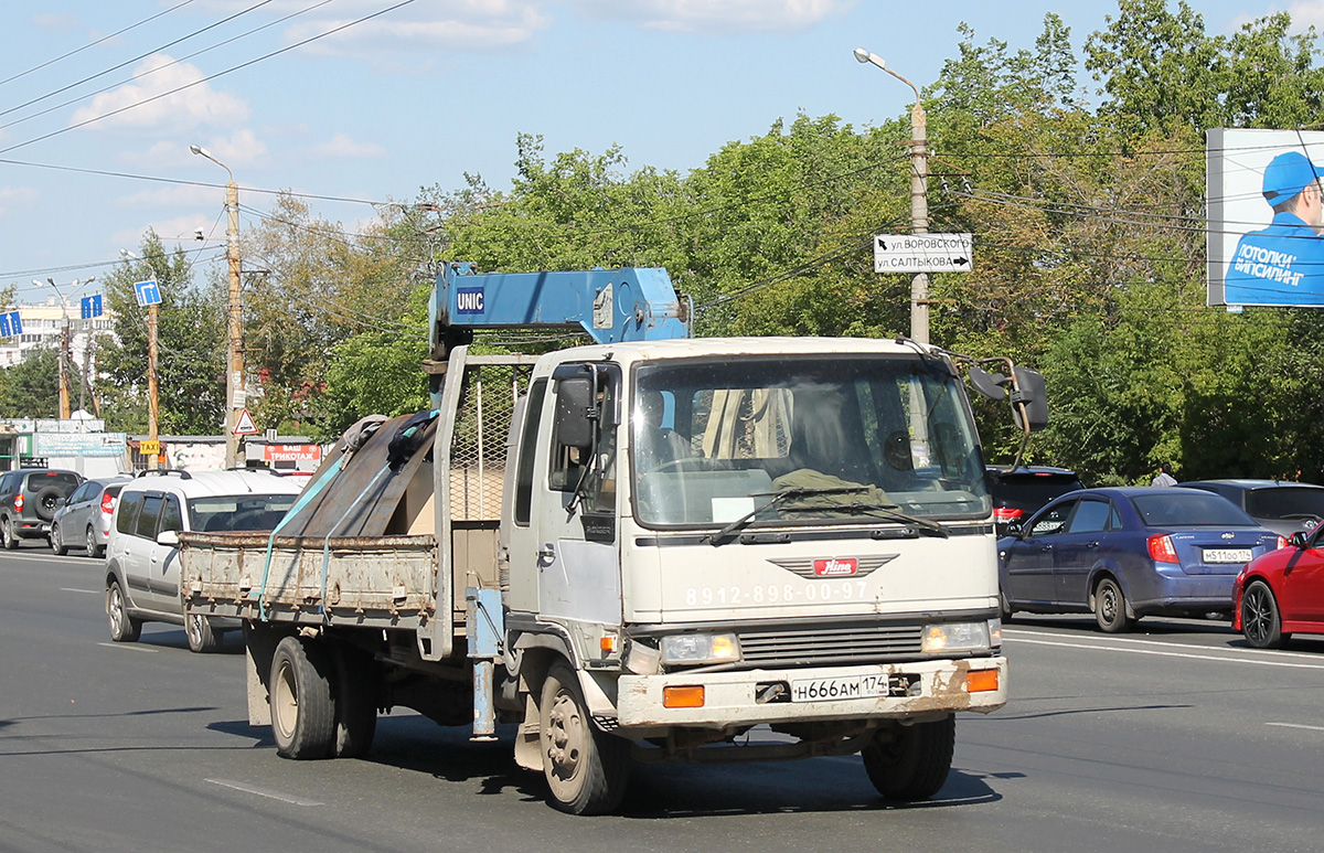 Челябинская область, № Н 666 АМ 174 — Hino Ranger