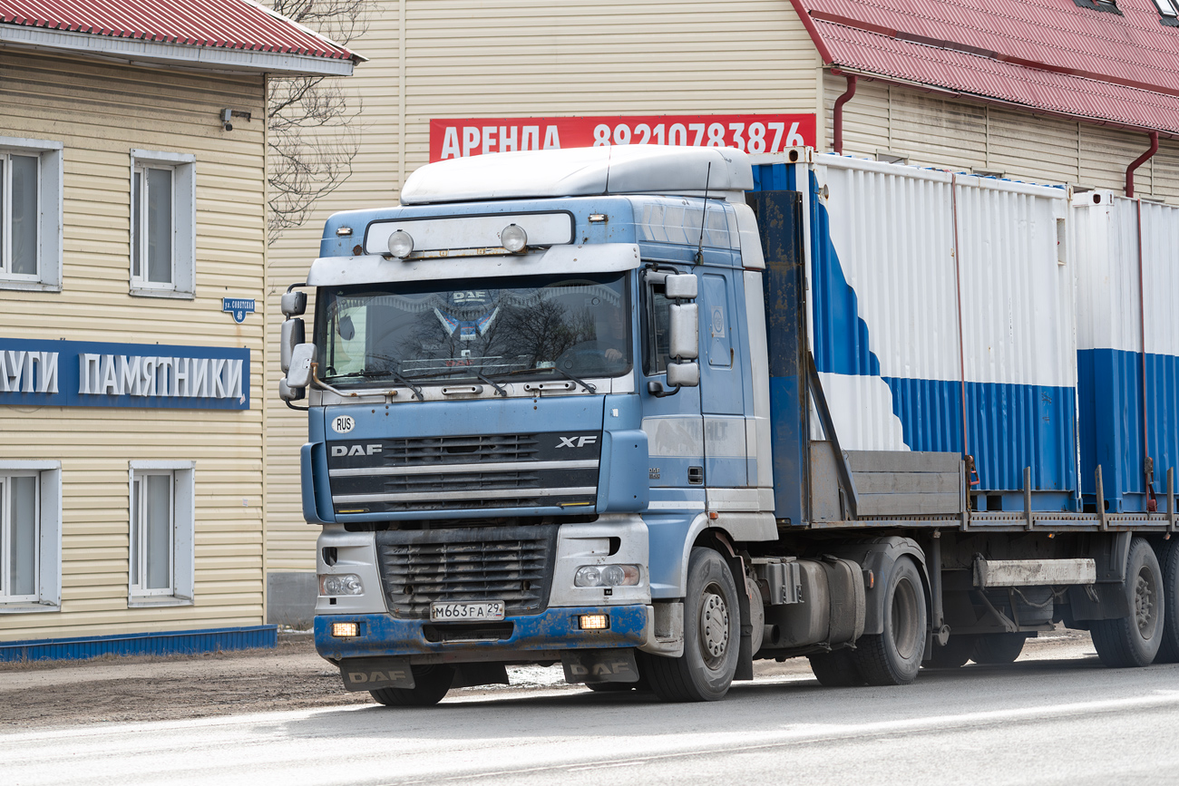 Архангельская область, № М 663 РА 29 — DAF XF95 FT