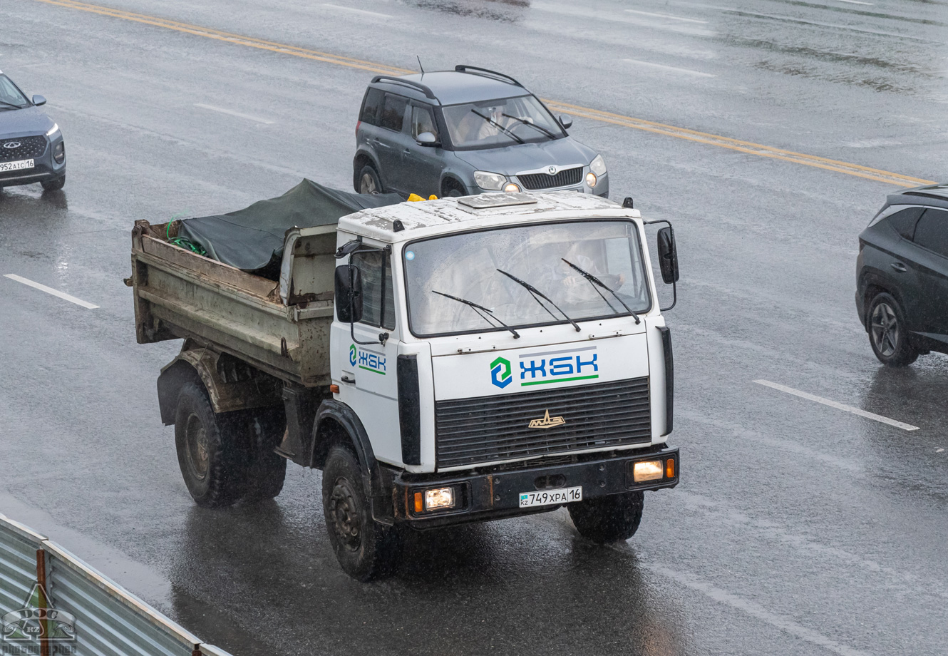 Восточно-Казахстанская область, № 749 XPA 16 — МАЗ-555102