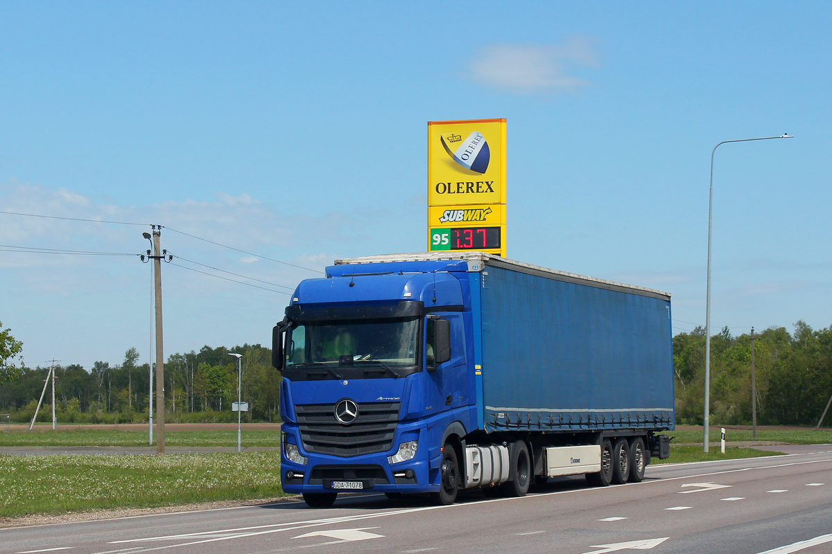 Польша, № GDA 71078 — Mercedes-Benz Actros ('2011) 1845