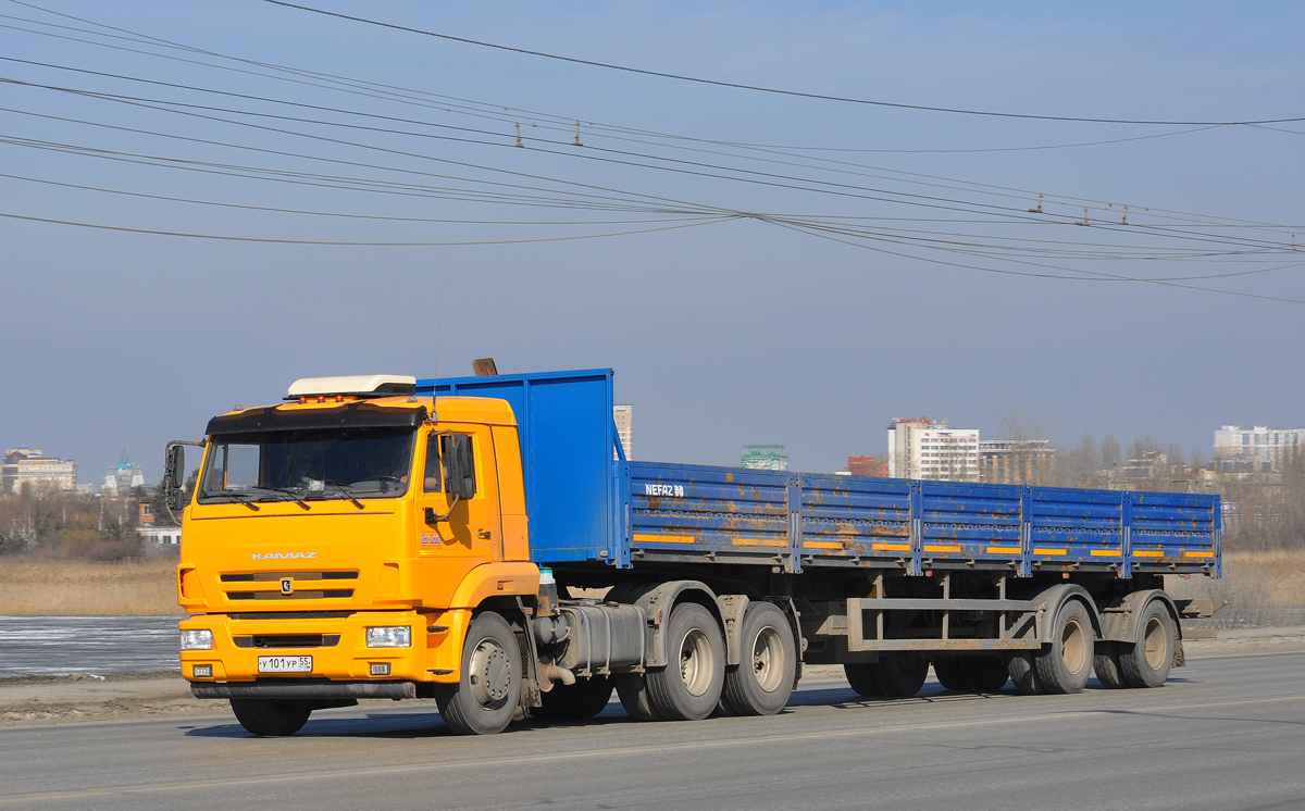 Омская область, № У 101 УР 55 — КамАЗ-65116 (общая модель)