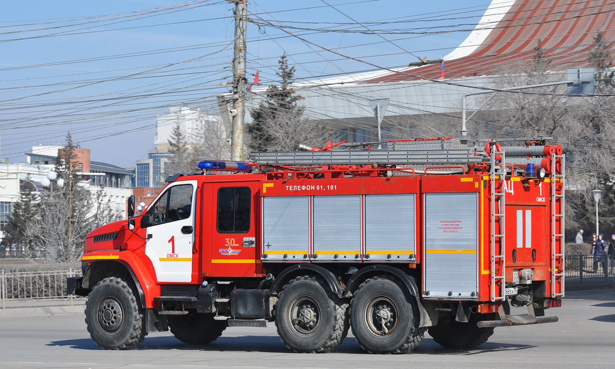 Омская область, № Х 168 ЕА 55 — Урал NEXT 5557-72