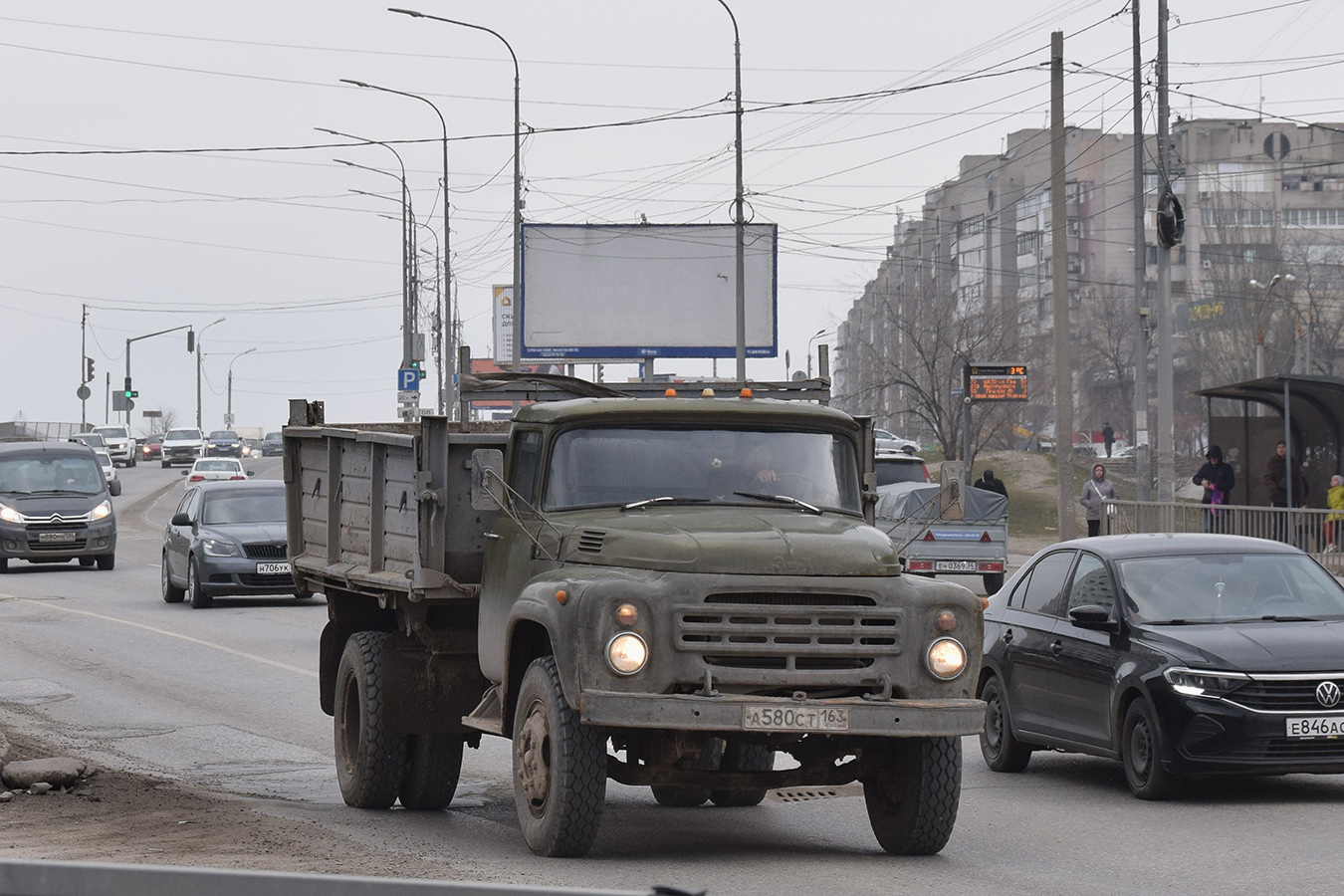 Волгоградская область, № А 580 СТ 163 — ЗИЛ-495710
