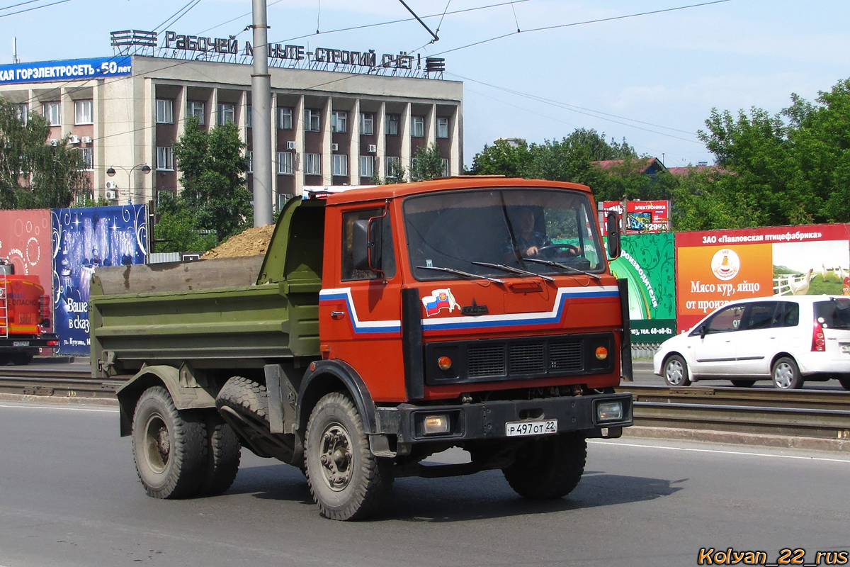 Алтайский край, № Р 497 ОТ 22 — МАЗ-5551 [555100]