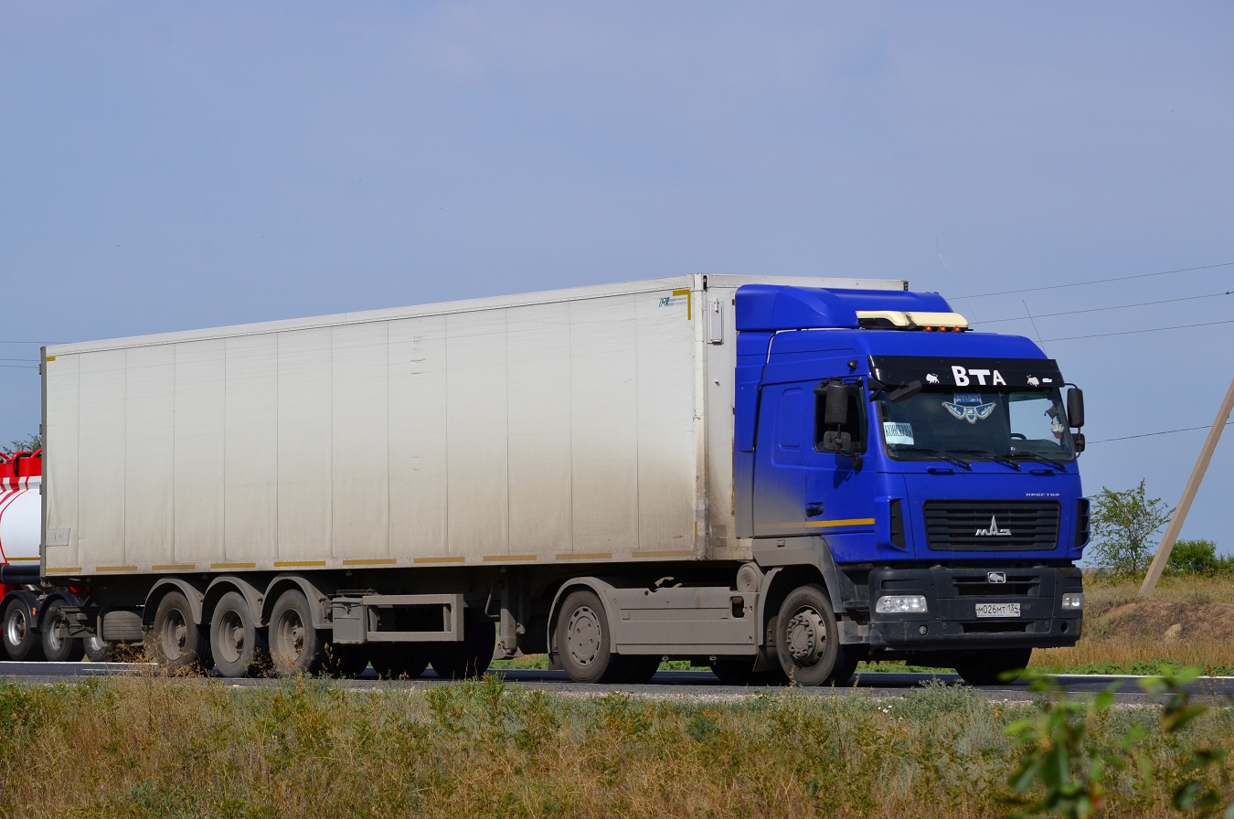 Волгоградская область, № М 026 МТ 134 — МАЗ-5440C9
