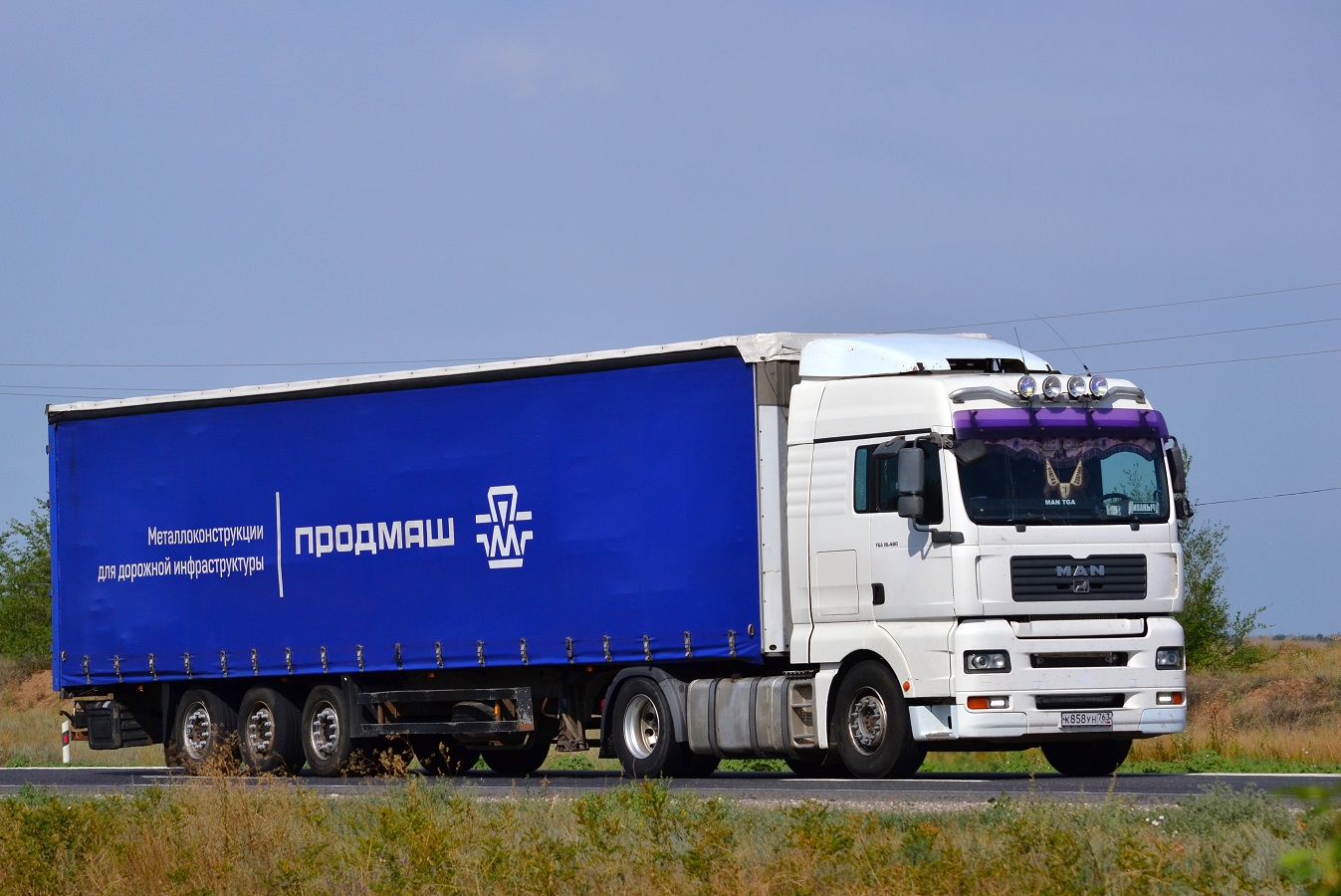 Самарская область, № К 858 УН 763 — MAN TGA 18.480