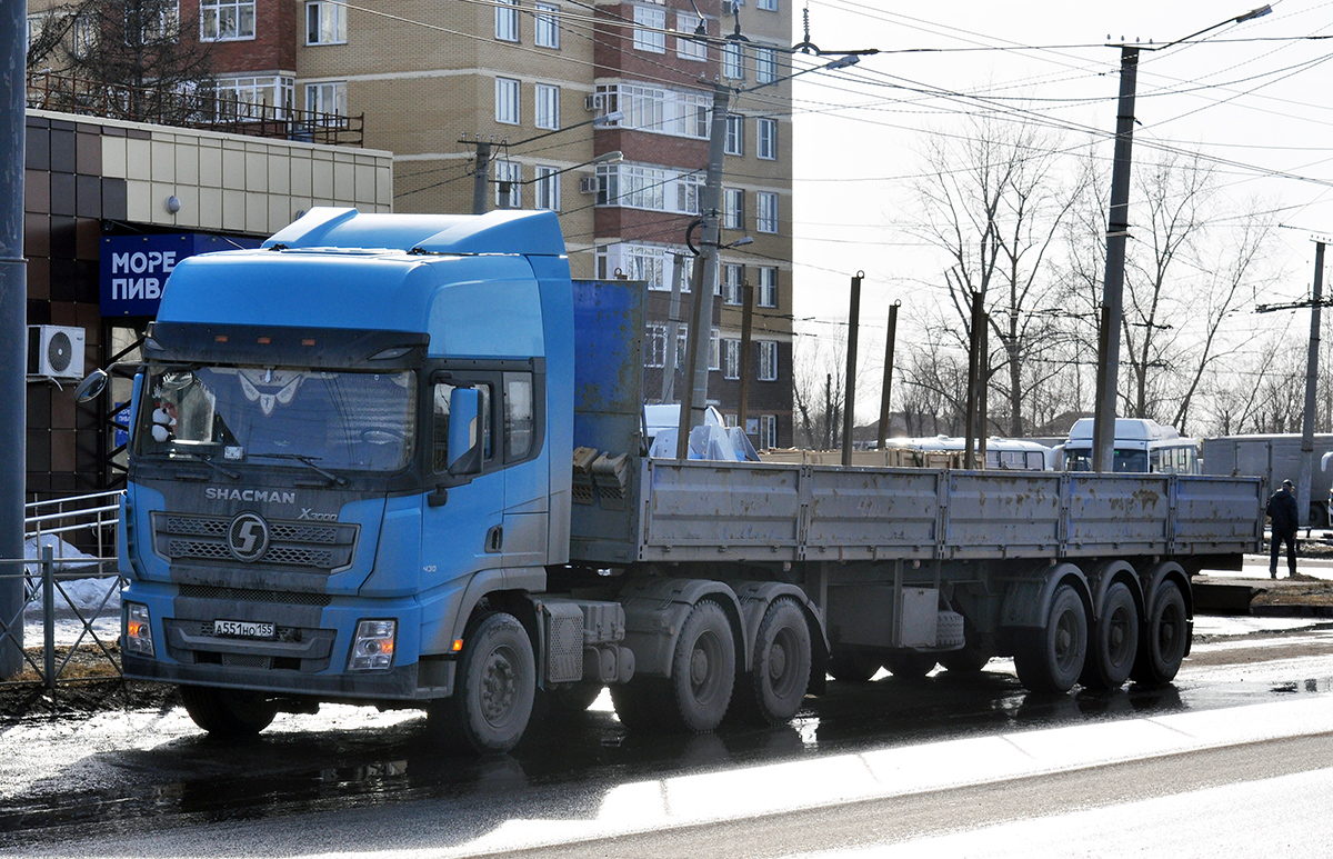 Омская область, № А 551 НО 155 — Shaanxi Shacman X3000 SX4258