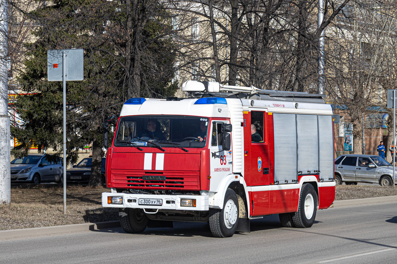 Свердловская область, № С 300 ХУ 96 — КамАЗ-43253-A3(96)