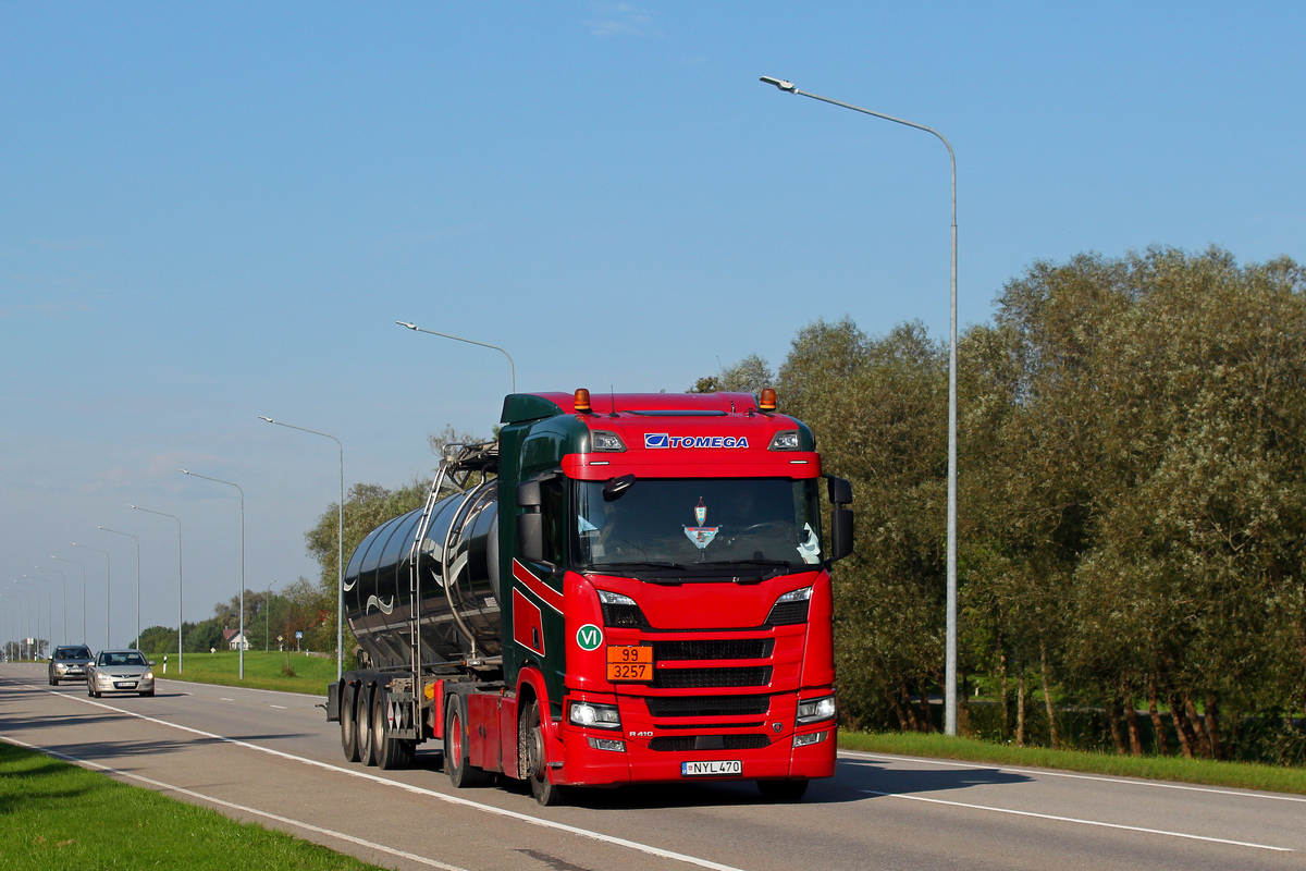 Литва, № NYL 470 — Scania ('2016) R410