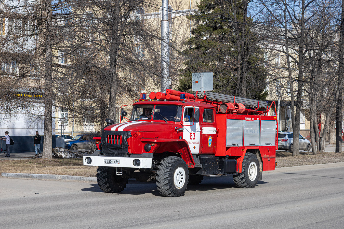 Свердловская область, № В 750 ЕК 96 — Урал-43206-41