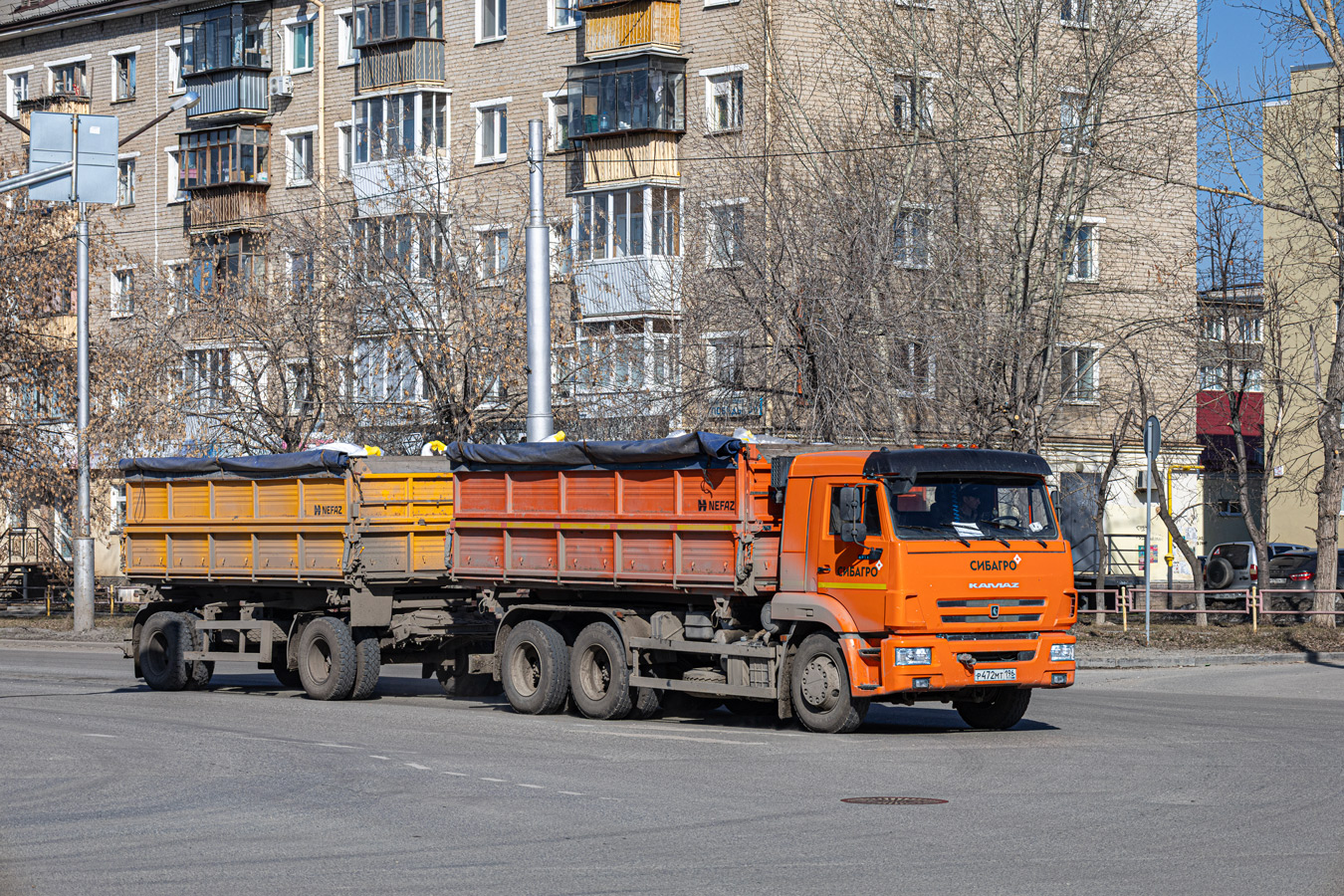 Свердловская область, № Р 472 МТ 196 — КамАЗ-65115-50